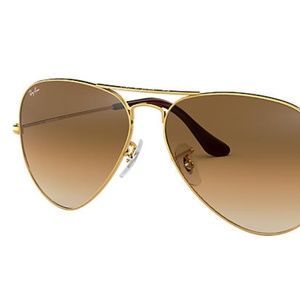 Light Brown Gradient Ray-Ban Aviator